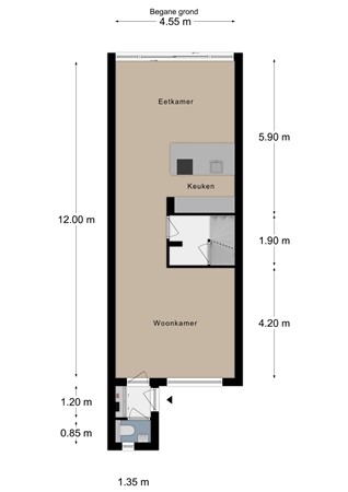 Floorplan - Dokter Schepelstraat 13, 6271 GD Gulpen